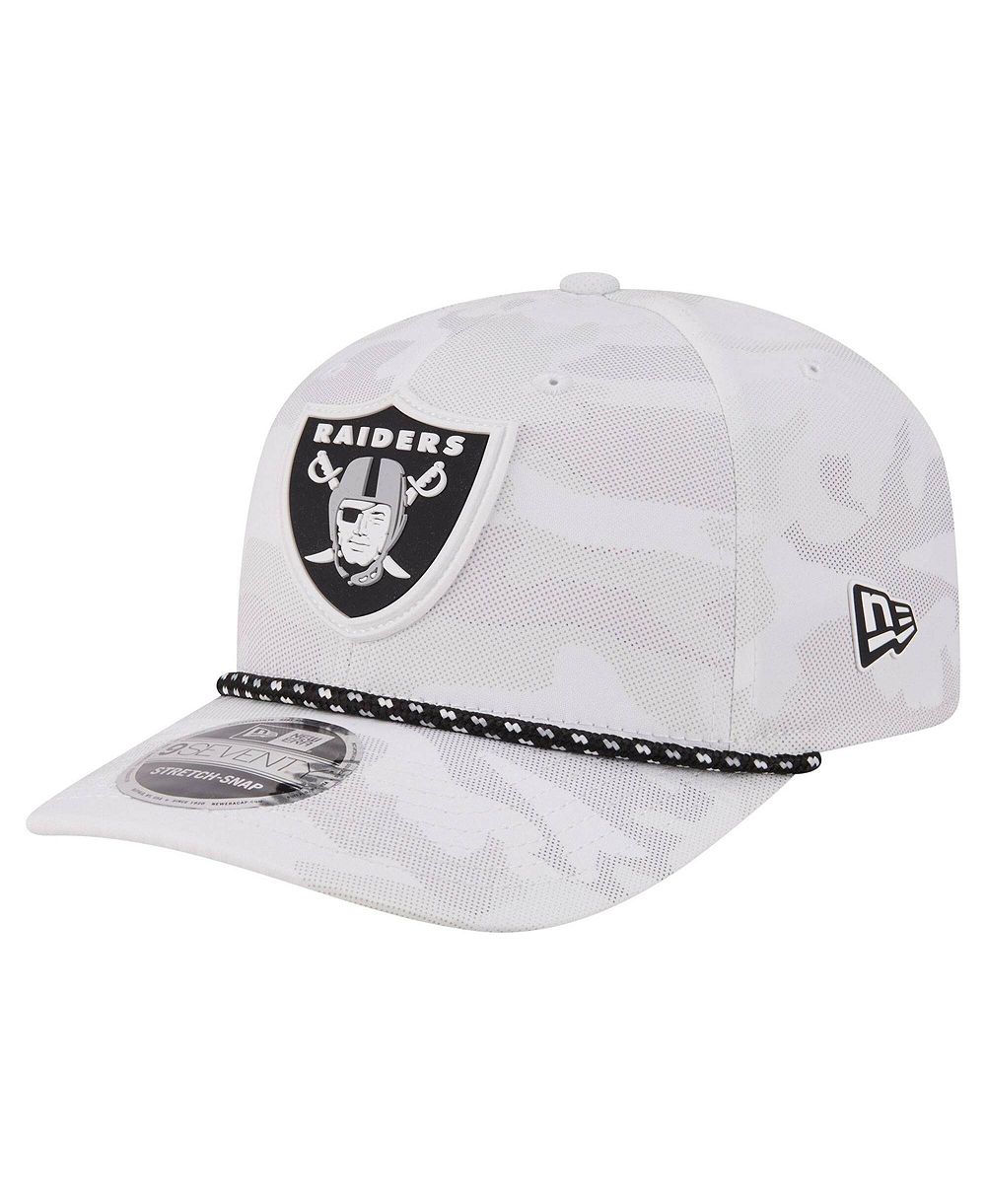 Мужская кепка New Era White Las Vegas Raiders Camo Rope 9SEVENTY Adjustable