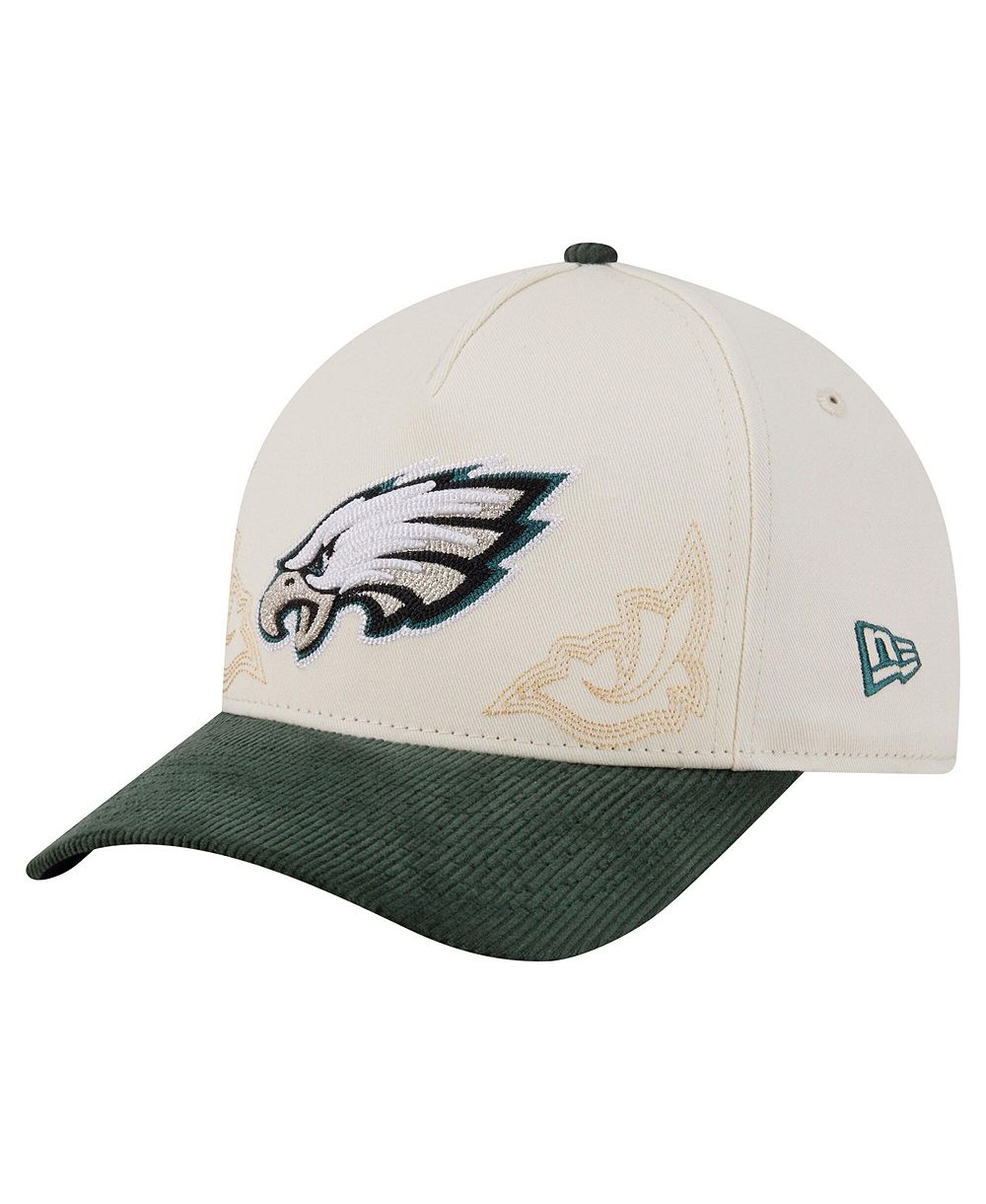 Мужская кепка New Era Philadelphia Eagles Western 9FORTY A-Frame, кремовый/темно-зеленый