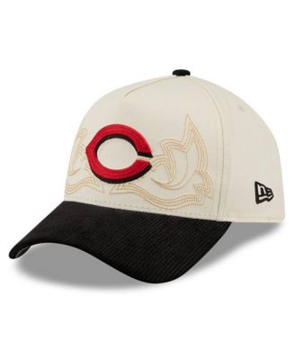 Мужская кепка New Era 9FORTY A-Frame регулируемая, серый Stone Cincinnati Reds Western Stitch