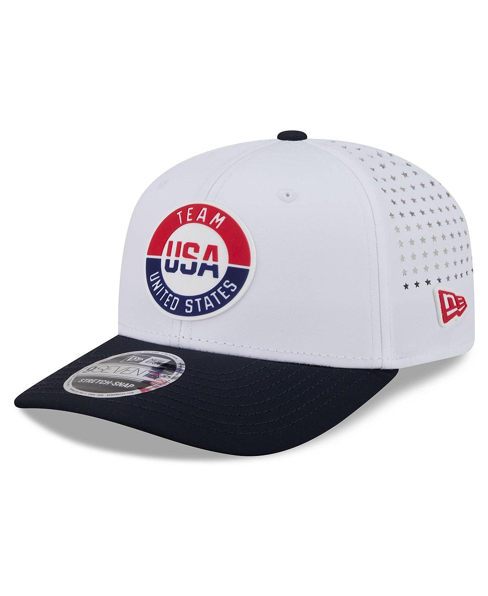 New Era Мужская кепка 9SEVENTY Adjustable Team USA, White/Black
