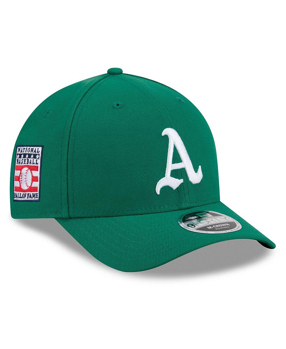 New Era Мужская зеленая кепка Athletics 2026 Baseball Hall of Fame 9FORTY M-Crown Adjustable