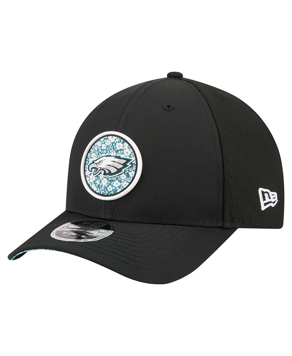 Мужская кепка New Era Philadelphia Eagles Floral 9FORTY M-Crown Trucker, черная