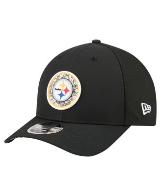New Era Мужской Black Pittsburgh Steelers Floral 9FORTY M-Crown Trucker Adjustable Hat