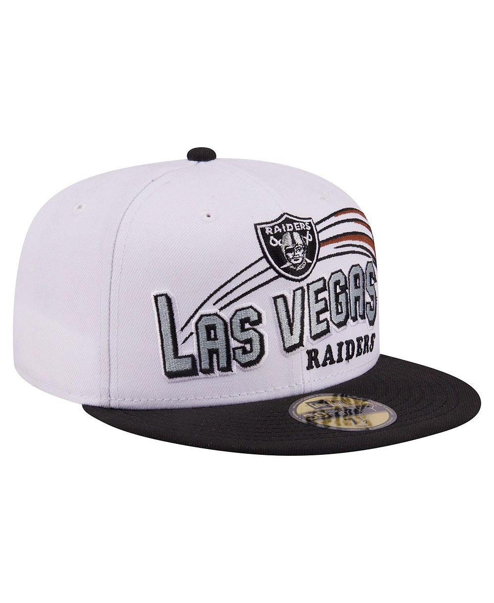 New Era Мужская белая кепка Las Vegas Raiders