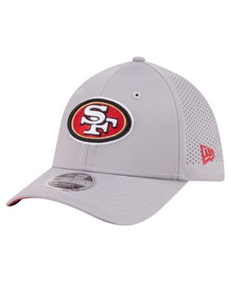 Мужская кепка New Era Gray San Francisco 49ers Perforated 39THIRTY M-Crown Flex