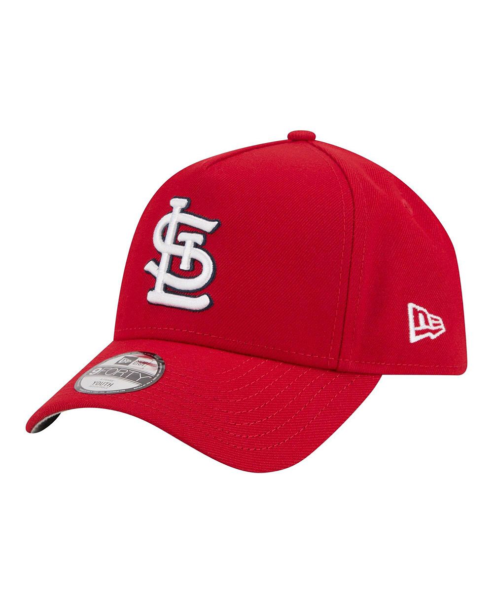 Кепка New Era Big Boys and Girls Red St. Louis Cardinals 9FORTY A-Frame Adjustable