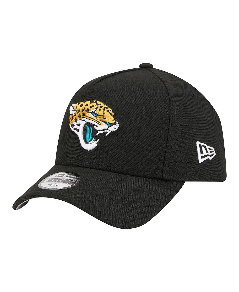 Детская кепка New Era Black Jacksonville Jaguars 9FORTY A-Frame Adjustable
