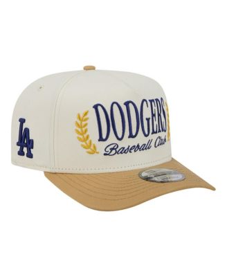 Мужская кепка New Era Cream Los Angeles Dodgers Club 9FIFTY A-Frame Snapback