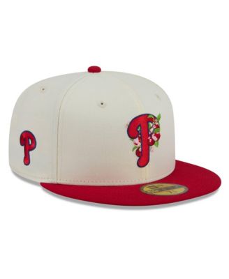 Мужская кепка New Era Philadelphia Phillies Blossom 59FIFTY Fitted White/Red