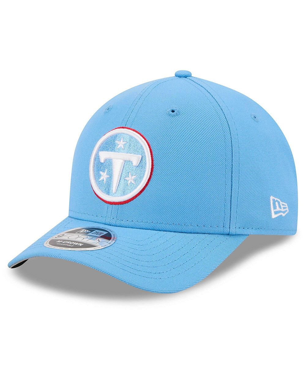 Мужская кепка New Era Light Blue Tennessee Titans 9FORTY Adjustable