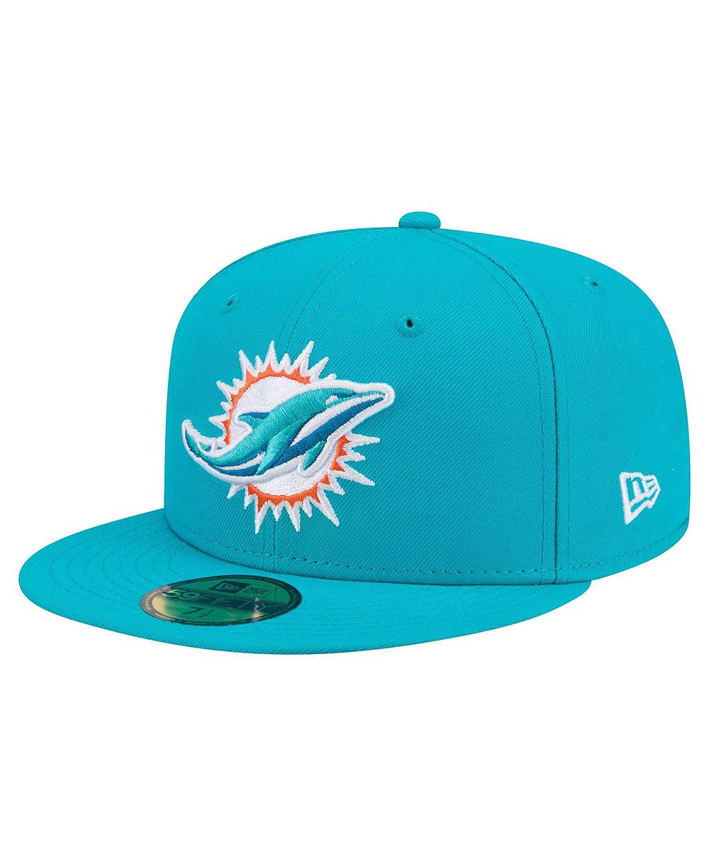 Мужская кепка New Era Miami Dolphins 59FIFTY, бирюзовая
