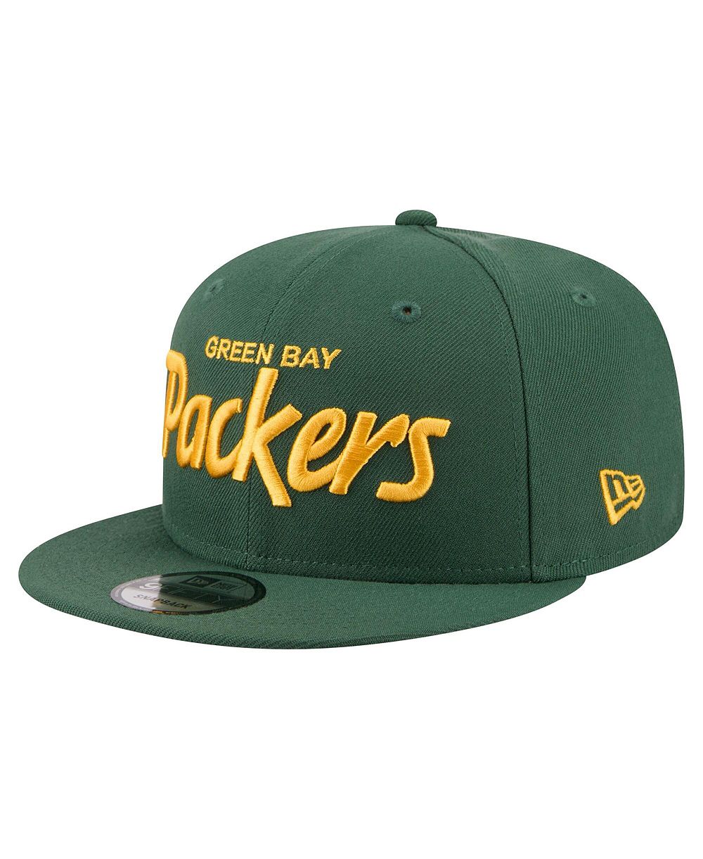 New Era Мужская кепка Green Bay Packers Core Team Script 9FIFTY Snapback Hat