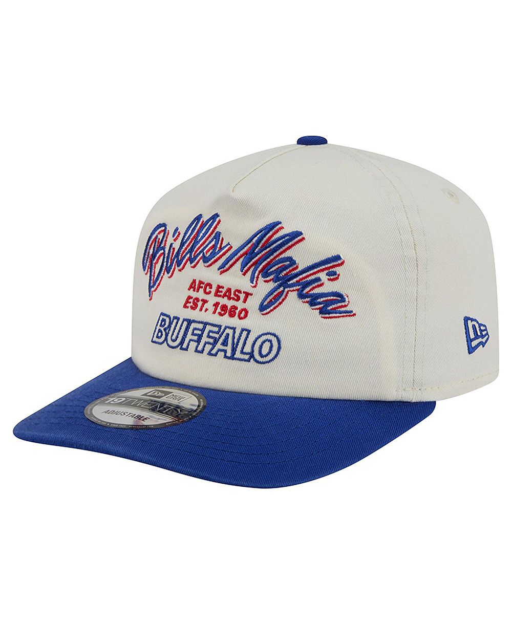 Мужская регулируемая кепка New Era Buffalo Bills Script 19TWENTY Cream