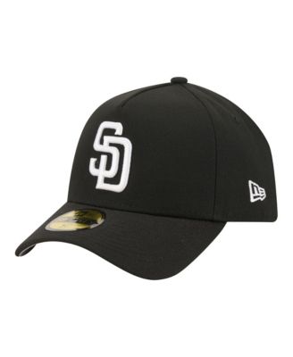 Мужская кепка New Era San Diego Padres A-Frame 59FORTY Fitted, Black