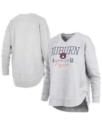 Pressbox Женский свитшот Auburn Tigers Marcus East Hall Poncho V-Neck с графическим принтом