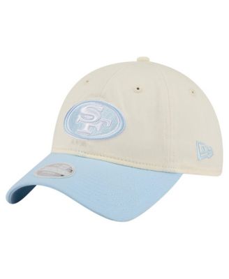 Женская кепка New Era Cream/Coastal Blue San Francisco 49ers 9TWENTY Adjustable