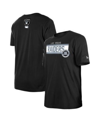 Футболка New Era Men's Black Las Vegas Raiders 3rd Down High Density Print