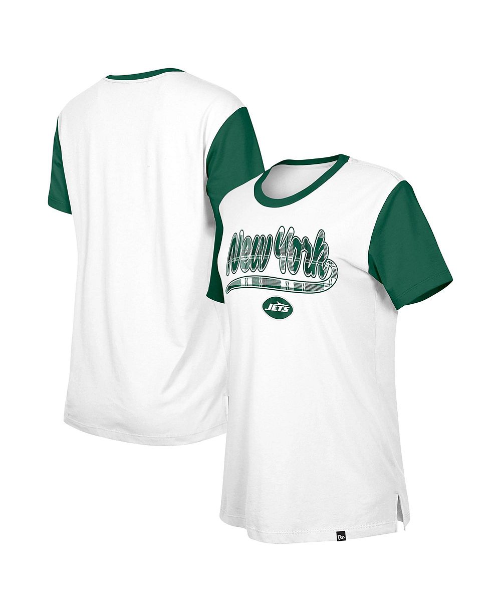 Женская футболка New Era New York Jets 3rd Down Short-Sleeve Crewneck Cotton