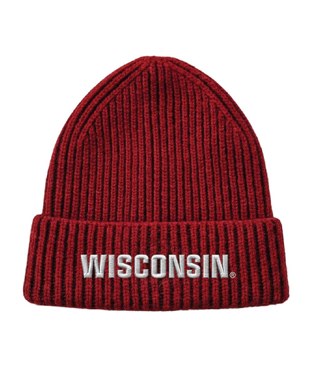 Under Armour Men's and Women's Red Wisconsin Badgers 2026 Lambeau Field Collection Knit Cuffed Beanie Hat