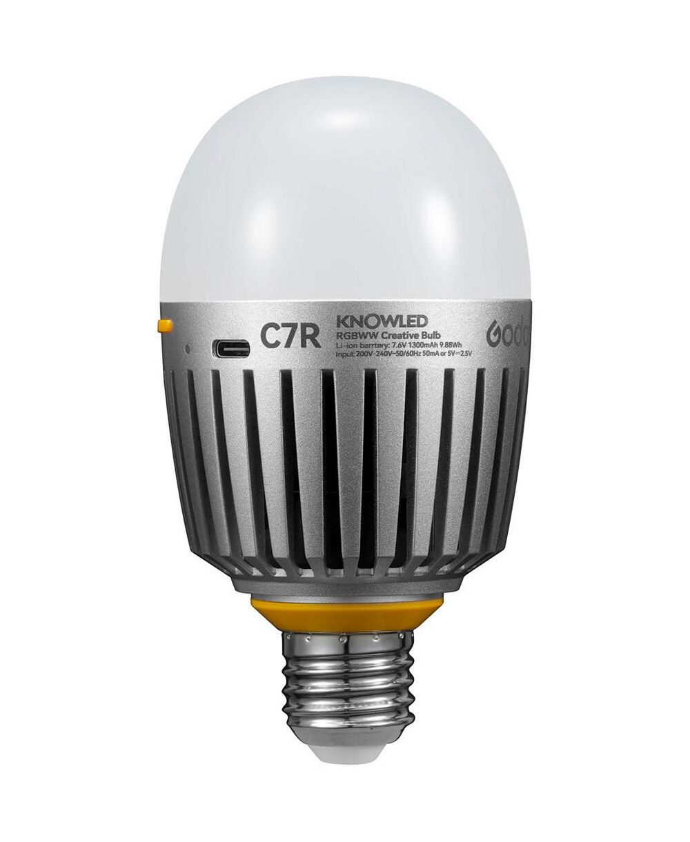 Godox C7R KNOWLED RGBWW Bluetooth-Controlled Creative Bulb Light