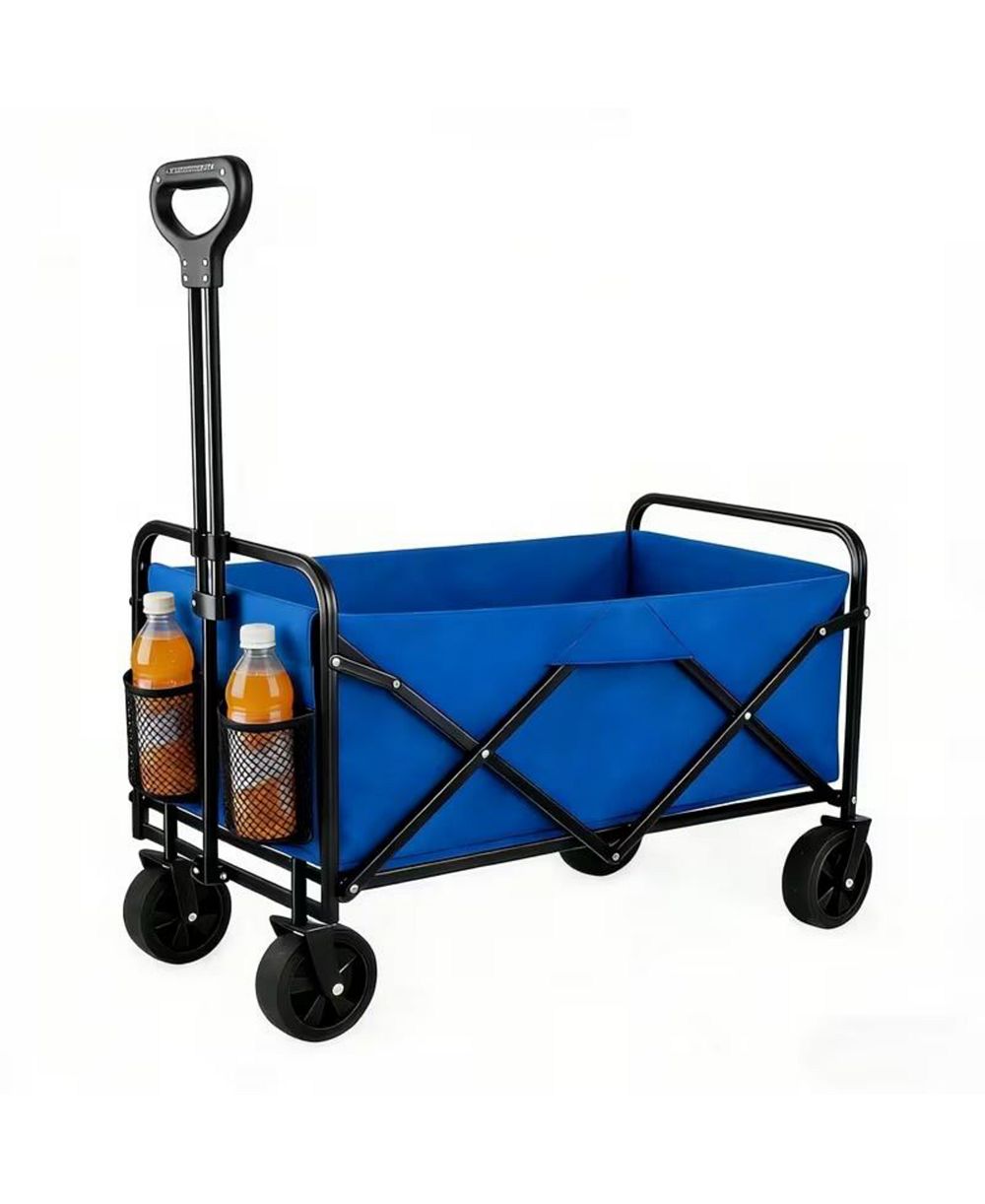 Mountaintop 680LBS Heavy Duty Folding Wagon Cart,All-Terrain Large Capacity,Camping Grocery Beach Sports Garden Home