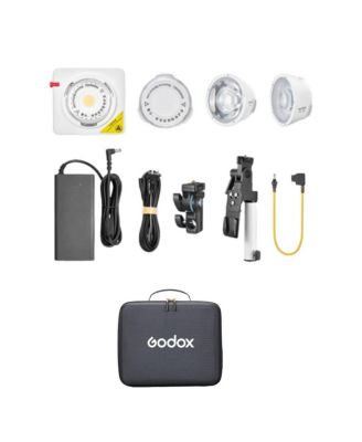 Godox ML100R RGB LED Light with 15   36 Deg Lens  V-Mount Handgrip Kit