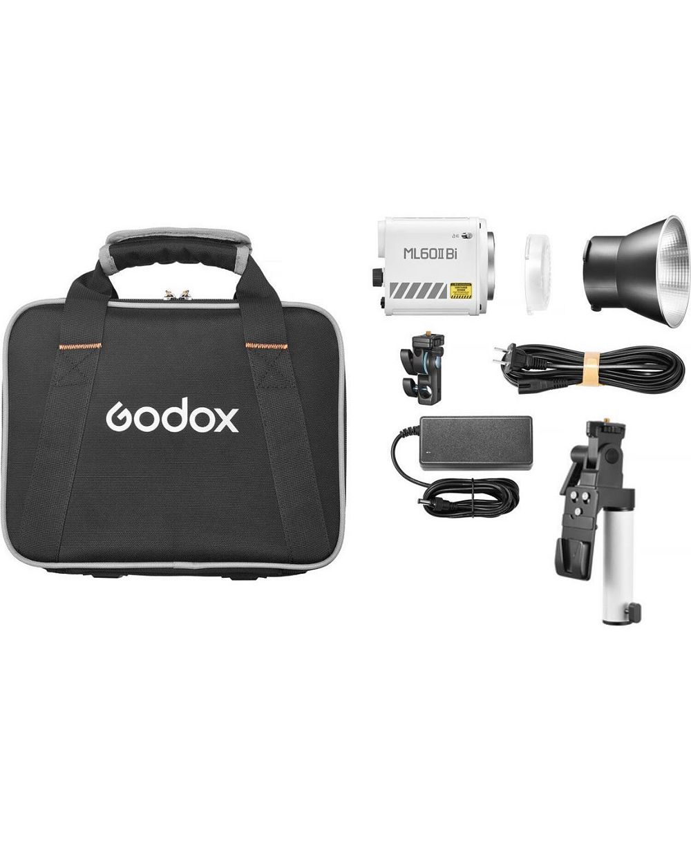 Godox ML60IIBi Bi-Color Bluetooth LED Monolight with Battery Handgrip Kit