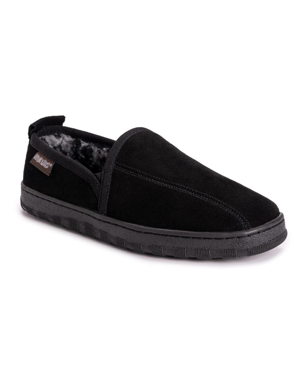 MUK LUKS Men's Eric Genuine Suede Slip On Slippers