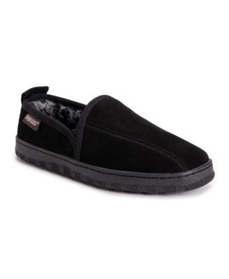 MUK LUKS Men's Eric Genuine Suede Slip On Slippers