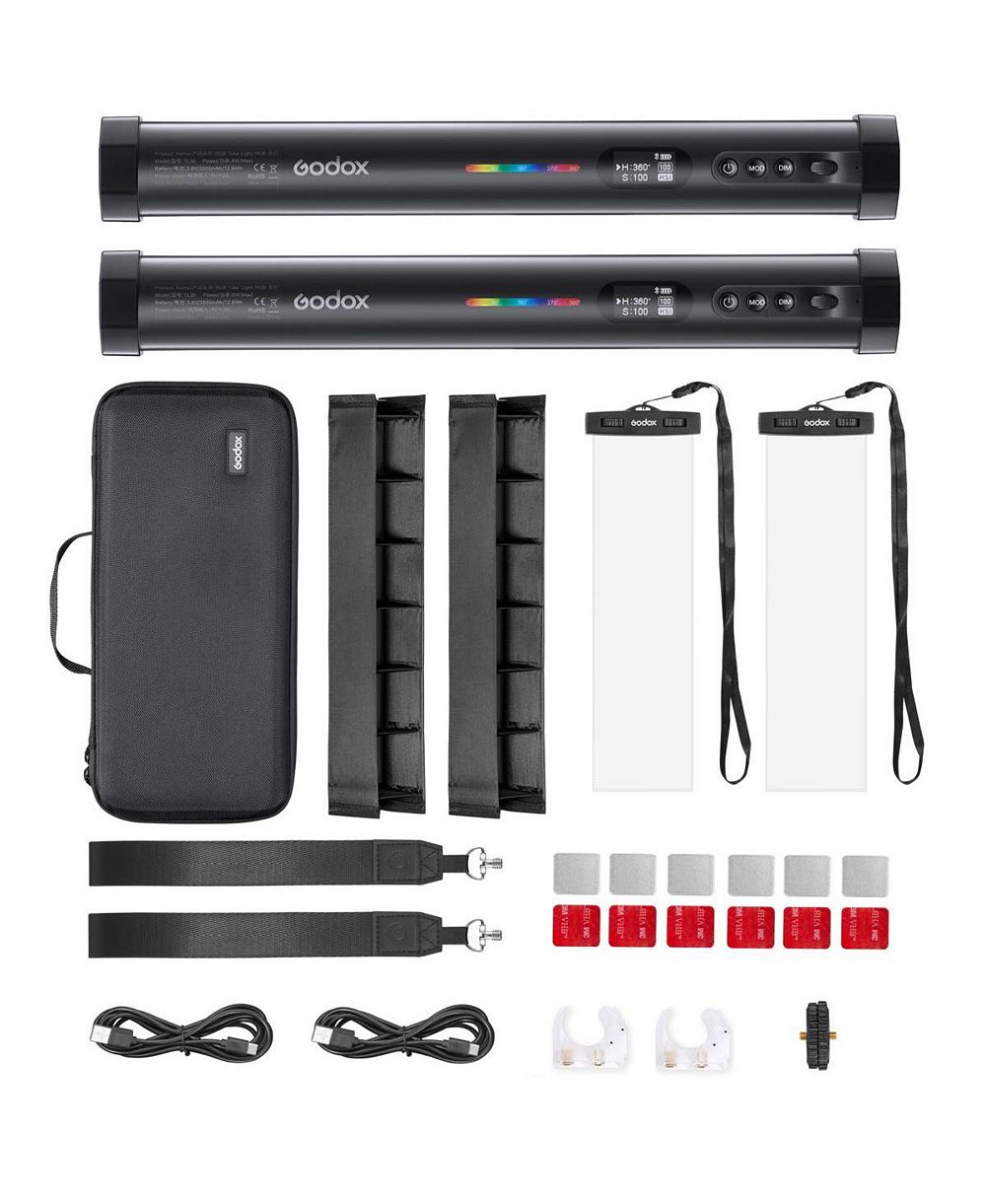 Godox TL30-K2 RGB Wireless Tube Light 2-Light Kit