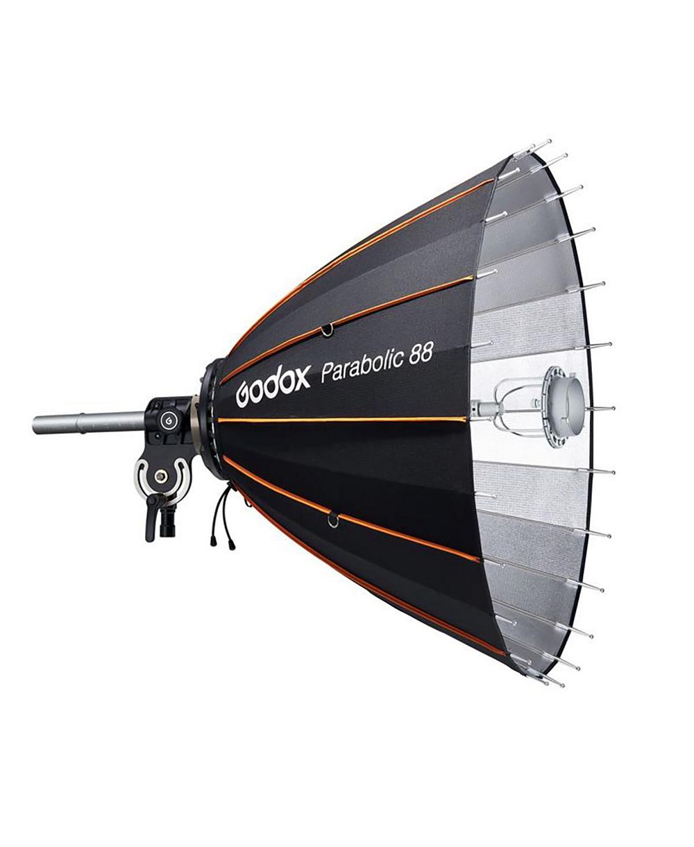 Godox 88 Parabolic Light Focusing System 24-Brace Reflector Lighting Kit for Photography