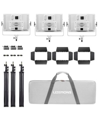 Комплект из 3 светодиодных панелей Godox Litemons LP1200R 120W RGB LED