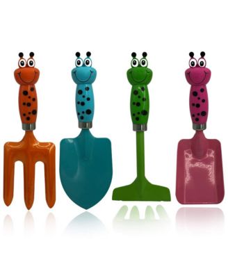 XDOVET Metal Garden Hand Tools Set Shovel Planting Digging 4pieces