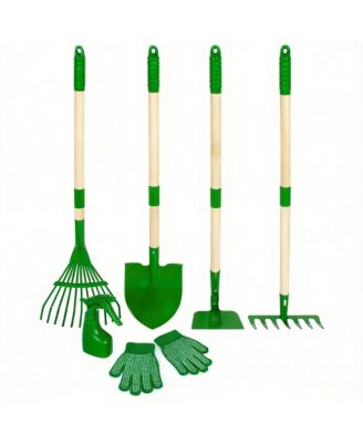 XDOVET Kids Gardening Tools Set Shovel Rake Hoe Yard Toys