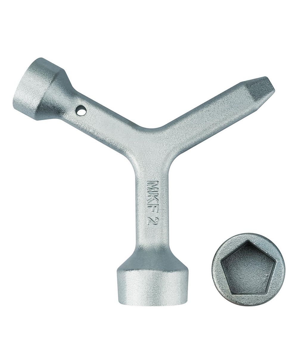 XDOVET Valve Manhole Cover Opening Wrench Triangular Socket