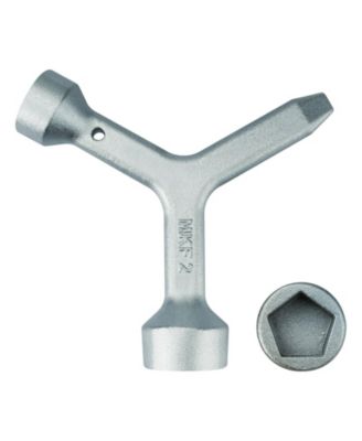 XDOVET Valve Manhole Cover Opening Wrench Triangular Socket