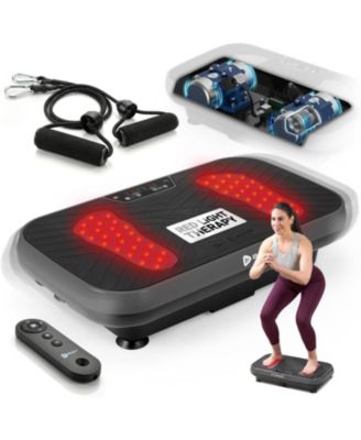 Виброплатформа Lifepro Exercise Machine с терапией светом и эспандерами
