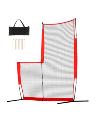 HONGGE переносная защитная сетка для бейсбола L-Screen, 7 x 7 футов