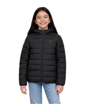 Легкая утепленная куртка ororo Kids' S- XL 4-Zone Heated Puffer