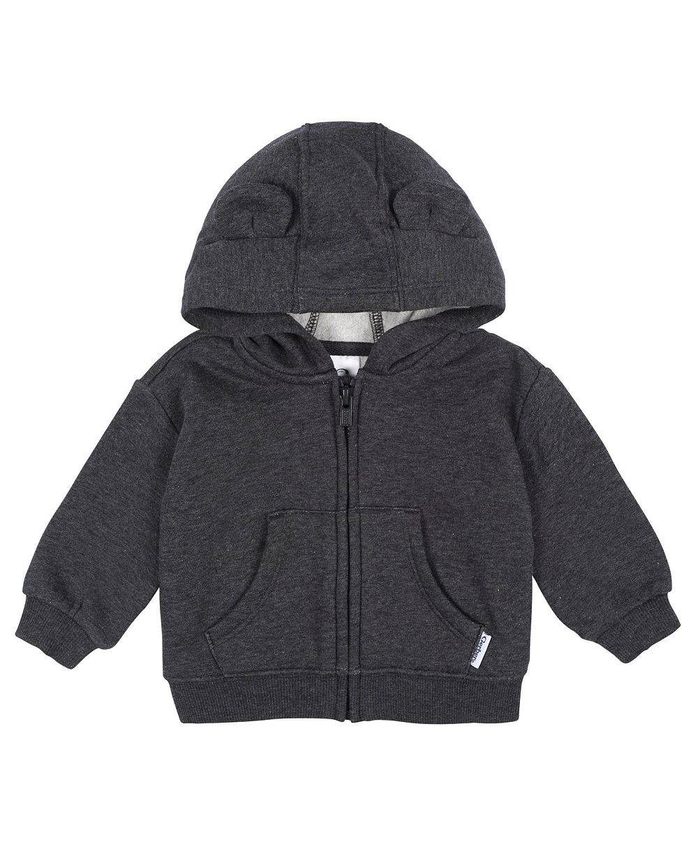 Свитшот Gerber Baby 0M-24M Neutral Zip Front Artic Wolf
