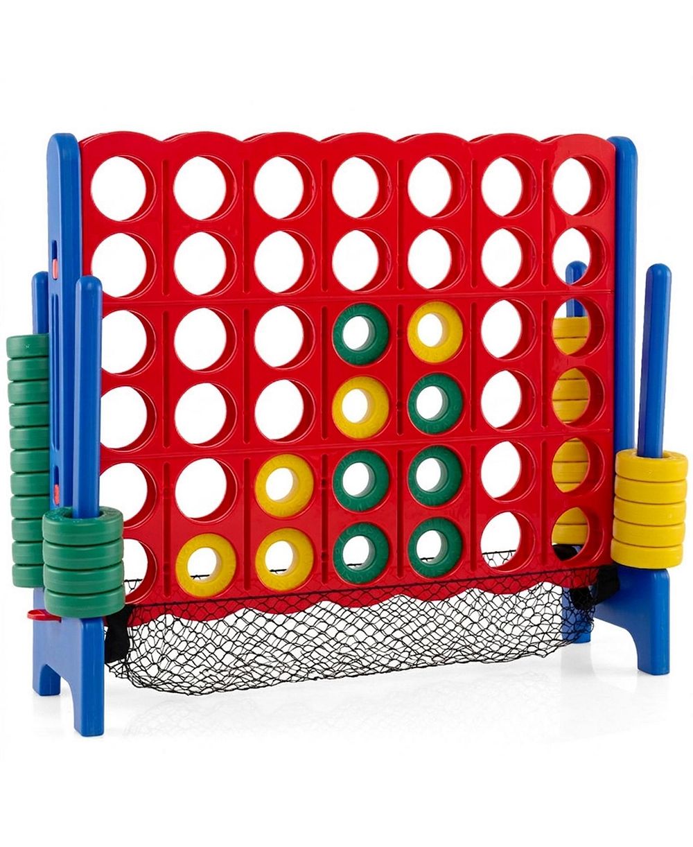 HONGGE Giant 4-to-Score 42 Two-Color Rings Floor Game, Возраст 3+