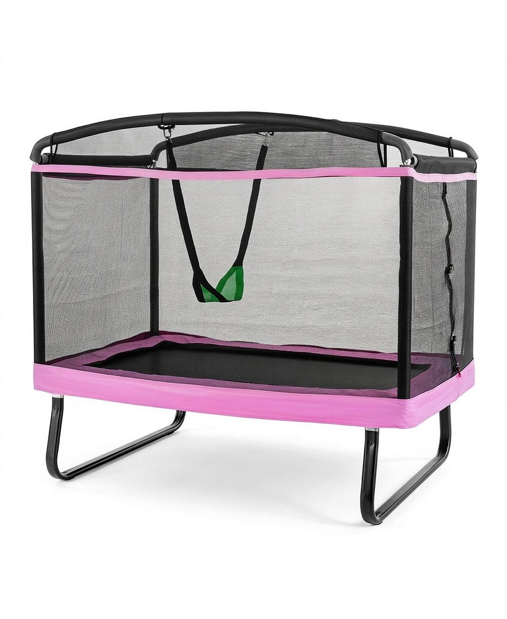 SUGIFT детский батут 6 Feet с защитной сеткой и съемными качелями, Ages 3+