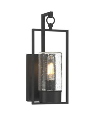 John Timberland уличный настенный светильник Nordvik 15" High Seeded Glass
