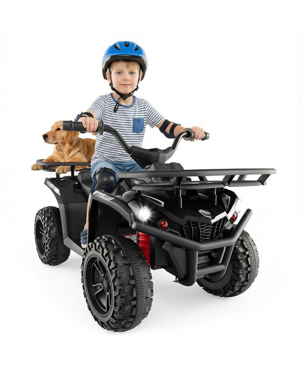 Детский электромобиль HONGGE 24V Quad ATV Dual Motors LED Headlights & Off-Road 39.5" x 21" x 22" 66 lbs. Ages 3+