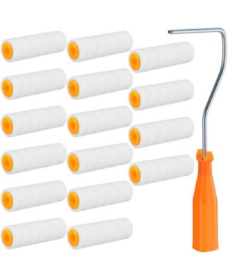 XDOVET Mini Roller Brush Set for Trim Edge Corner Window Frame Touch Up
