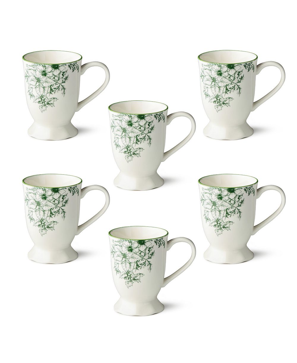 Набор кружек Certified International Winter Evergreen, 6 штук