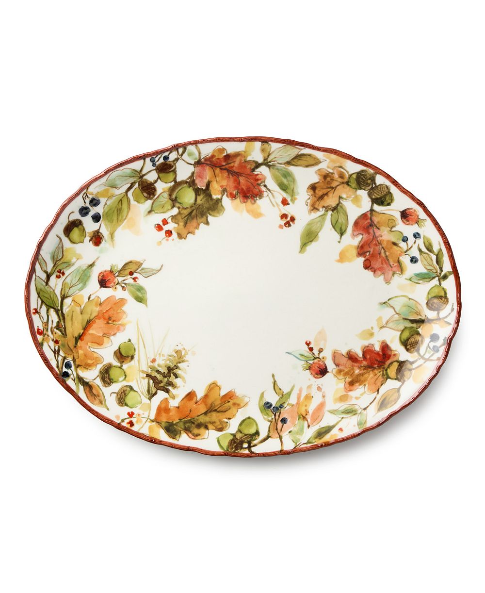 Certified International овальное блюдо Autumn Meadows