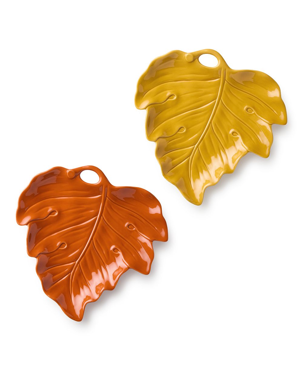 Набор блюд Certified International Autumn Meadows Leaf, Set of 2