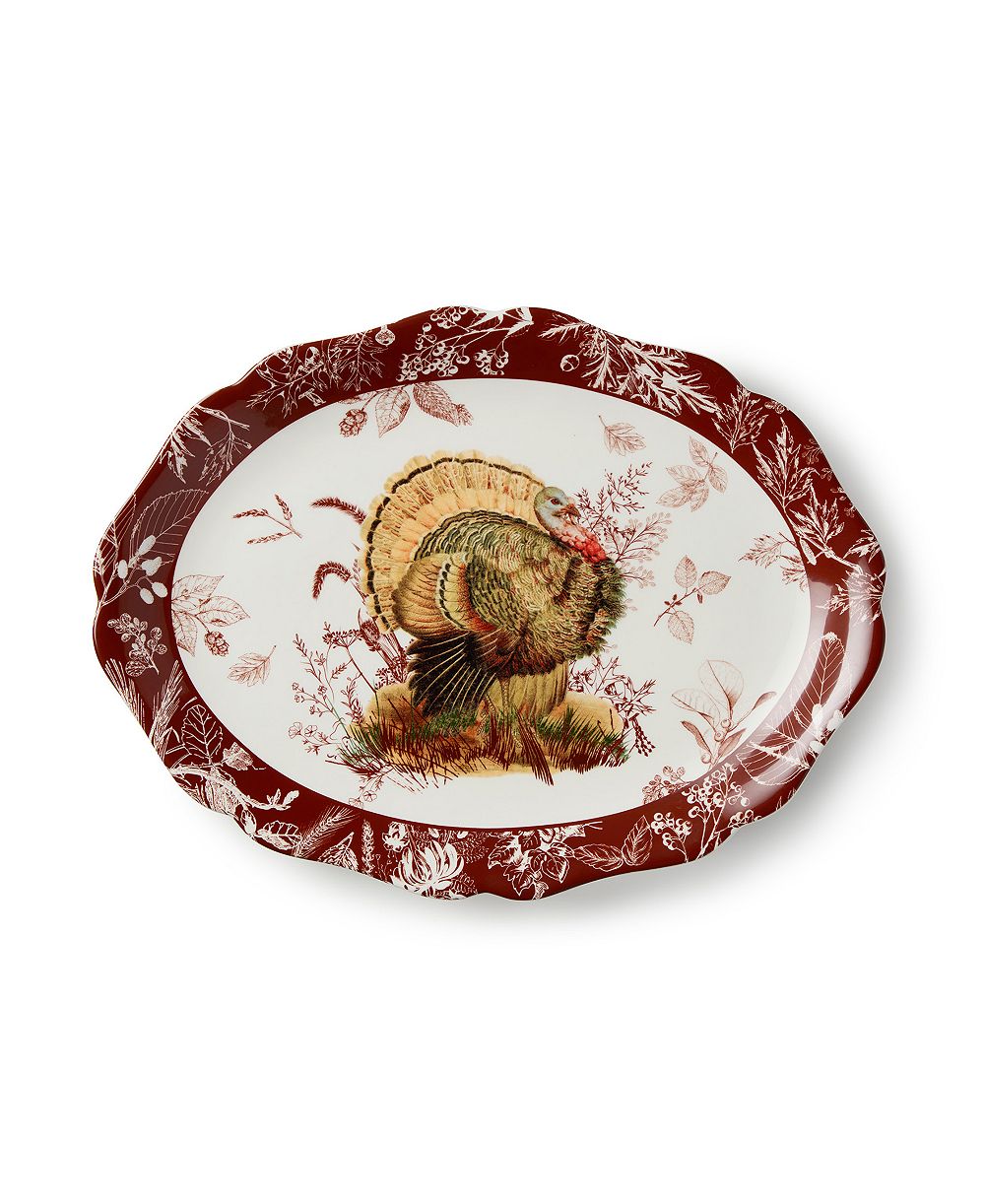 Овальное блюдо Certified International Pheasant Grove