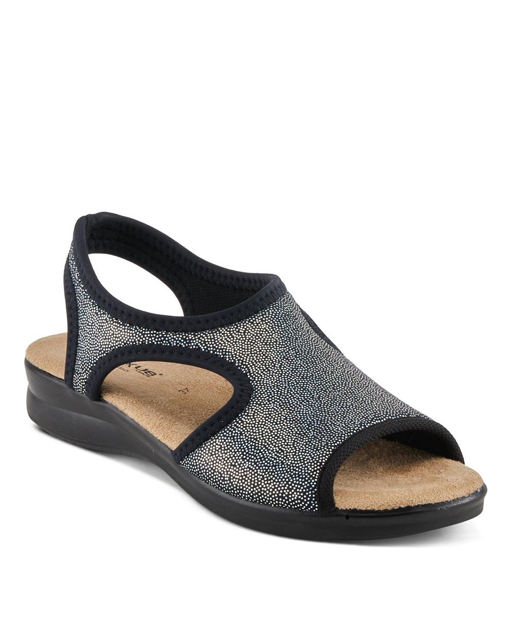 Flexus Женские сандалии Slingback, Nyaman-Pindott, с резиновой подошвой